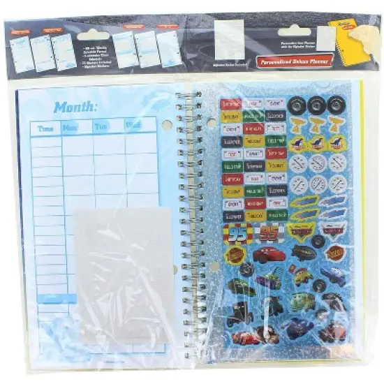 Monogram International Inc. Disney/Pixar CARS Personalized Deluxe Planner image {1}