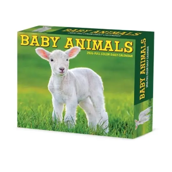 Willow Creek Press 2026 Baby Animals Box Calendar image {6}
