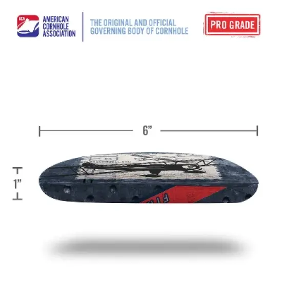 Air Mail Synergy Pro Navy Cornhole Bags (Set of 4) image {3}