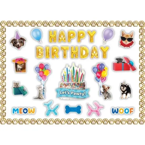 Teacher Created Resources&reg; Cats and Dogs Happy Birthday Create & Decorate Quick Kit, 95 Pieces image {2}
