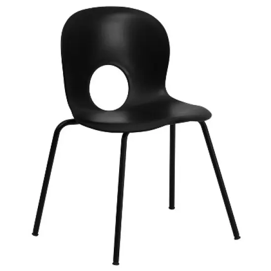 Emma and Oliver Multipurpose Designer Plastic Cafe Stack Chair image {10}