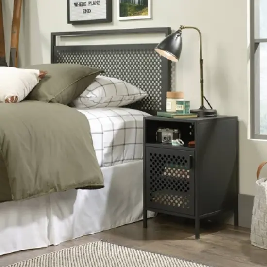 Boulevard Cafe Nightstand Black - Sauder image {1}