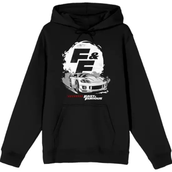 The Fast & The Furious Car Logo Men's Black Sweatshirt image {4}