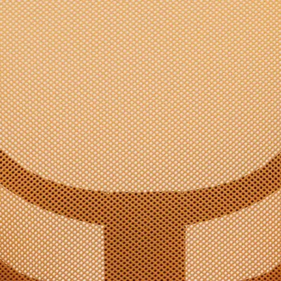 Emma and Oliver Mid-Back Mesh Swivel Task Office Chair with Curved Square Back and Arms image {9}