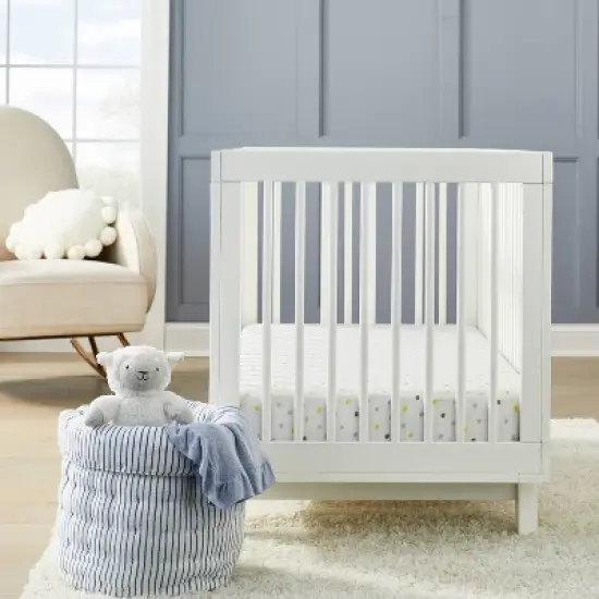 Polyester Rayon Jersey Fitted Crib Sheet - Cloud Island&trade; Multi Dot image {1}