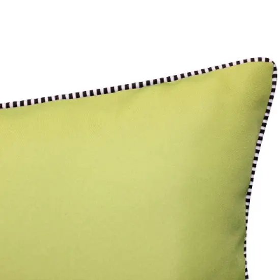 28" x 14" Dimensional Flowers Home Decorative Patio Throw Pillow - Edie@Home image {5}