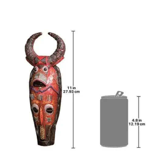 Design Toscano Masks of the Congo Wall Sculptures: Cape Buffalo image {2}
