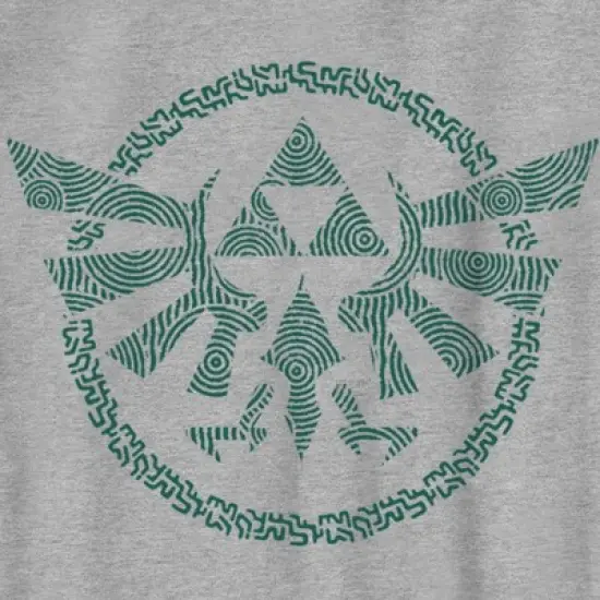 Boy's Nintendo The Legend of Zelda: Tears of the Kingdom Green Hyrule Crest T-Shirt image {1}