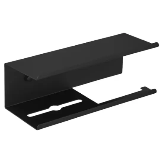 Modern Toilet Paper Holder with Anti-Rust Shelf Paper Roll Holder Toilet Tissue Holder Wipes Storage. image {1}