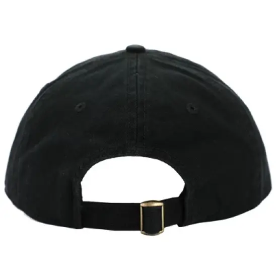 Ghost Face Embroidered Baseball Cap &ndash; Black Cotton Horror Dad Hat, Curved Bill, Adjustable Buckle Closure, Unisex image {3}