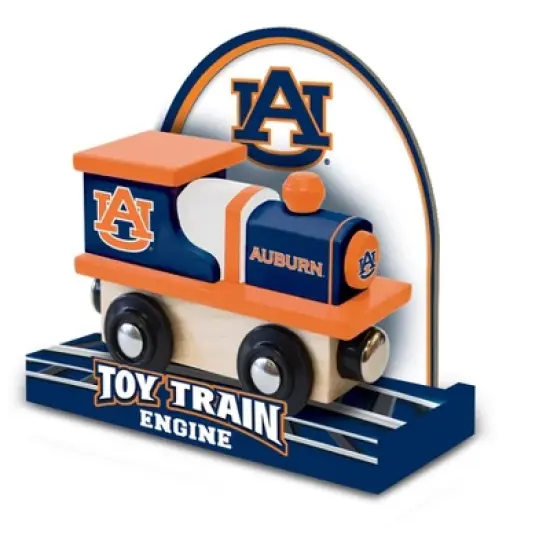 MasterPieces Officially Licensed NCAA Auburn Tigers Wooden Toy Train Engine For Kids image {3}