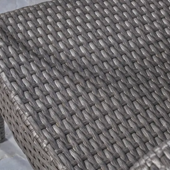 Jasper 7pc Acacia & Wicker Dining Set: Christopher Knight Home, Weather-Resistant Patio Set image {3}