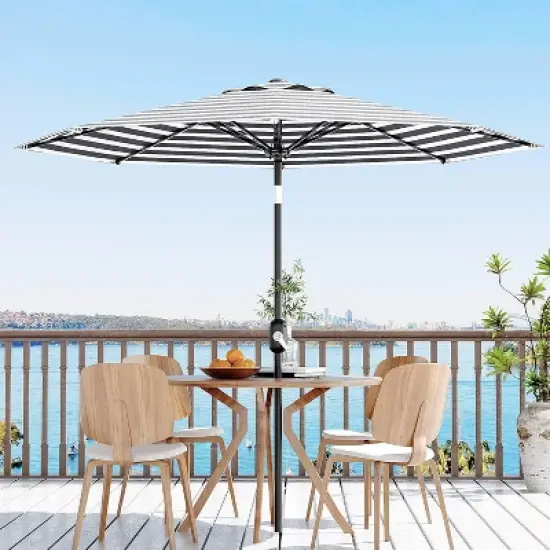 GustoWave Outdoor 9 Ft Patio Umbrella for Pool, Deck, Yard image {5}