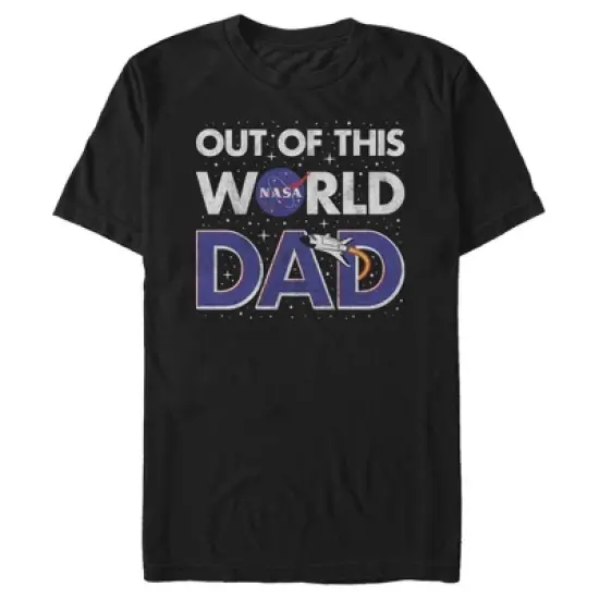 Men's NASA Out Of This World Dad Father's Day T-Shirt image {3}