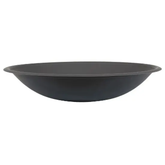 Sunnydaze Outdoor Camping or Backyard Replacement Round Steel with Heat-Resistant Paint Finish Fire Pit Bowl - Black image {7}