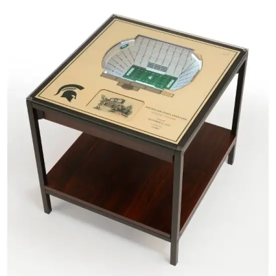 NCAA Michigan State Spartans 25-Layer StadiumViews Lighted End Table image {5}