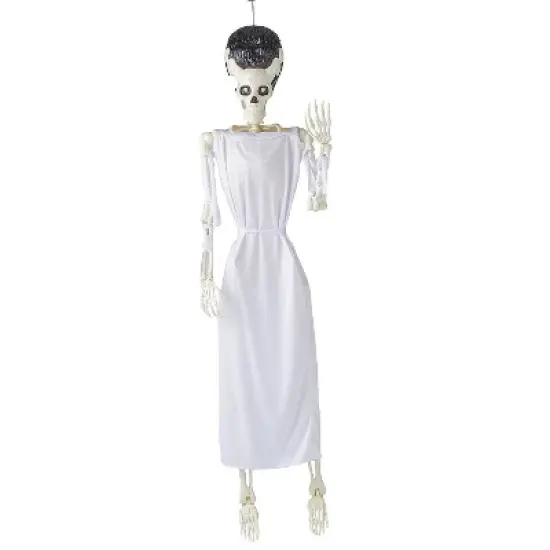 Women's Monster Skeleton Halloween Costume Decoration - White One Size image {1}