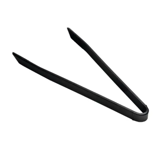 Kuhn Rikon Silicone Tweezer Tongs, 12-Inch, Black image {1}