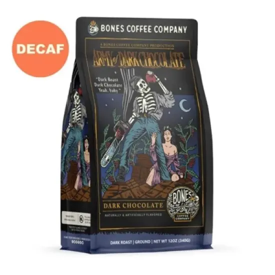 Bones Coffee Company Army of Dark Chocolate Decaf 12 oz (Whole Bean) image {1}