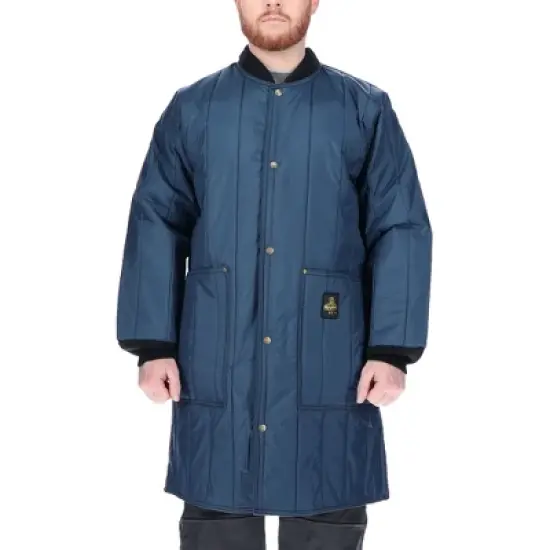 RefrigiWear Men's Lightweight Cooler Wear Insulated Frock Liner Workwear Coat image {7}