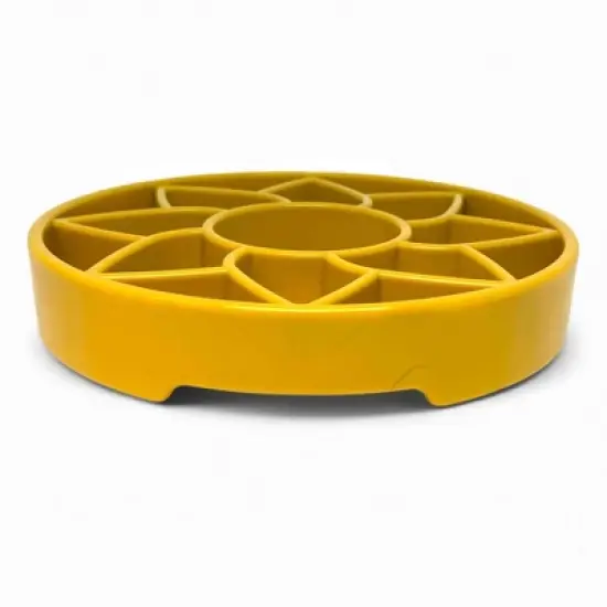 Sunflower Design eTray Enrichment Shallow Slow Feeder Dog Bowl image {4}
