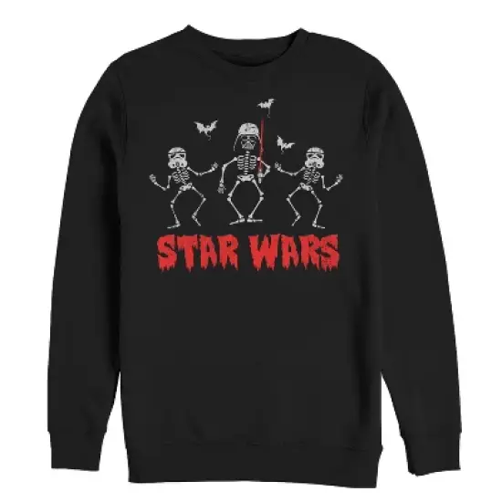 Men's Star Wars Halloween Vader Skeletons Sweatshirt image {3}