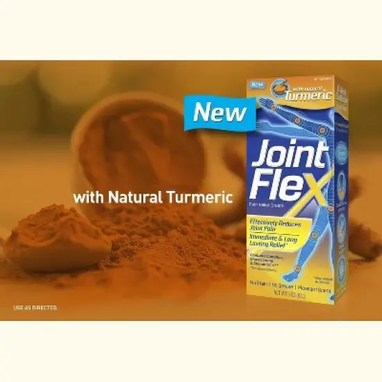 JointFlex Pain Relief Cream with Natural Turmeric - 3 oz image {5}