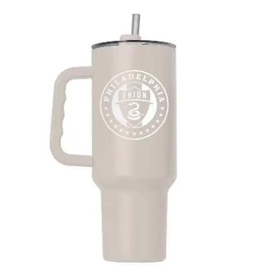 MLS Philadelphia Union Sand 40oz Powder Coat Tumbler image {1}
