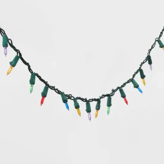 100ct LED Super Bright Mini Christmas String Lights Multicolor with Green Wire - Wondershop&trade; image {2}