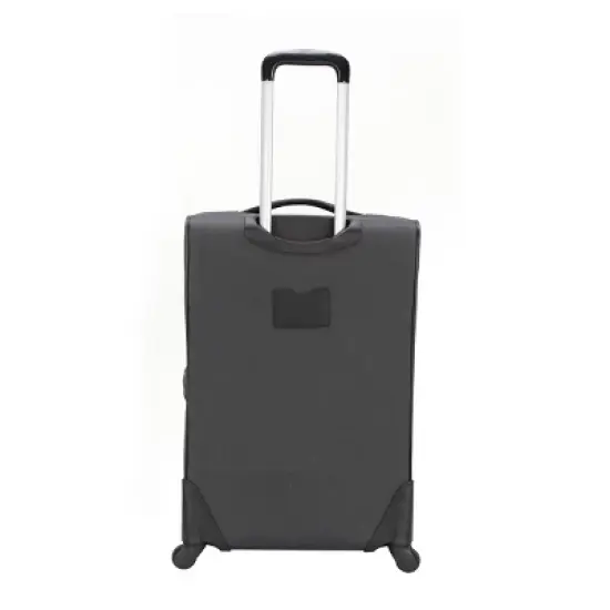 Skyline Softside Medium Checked Spinner Suitcase - Gray image {3}