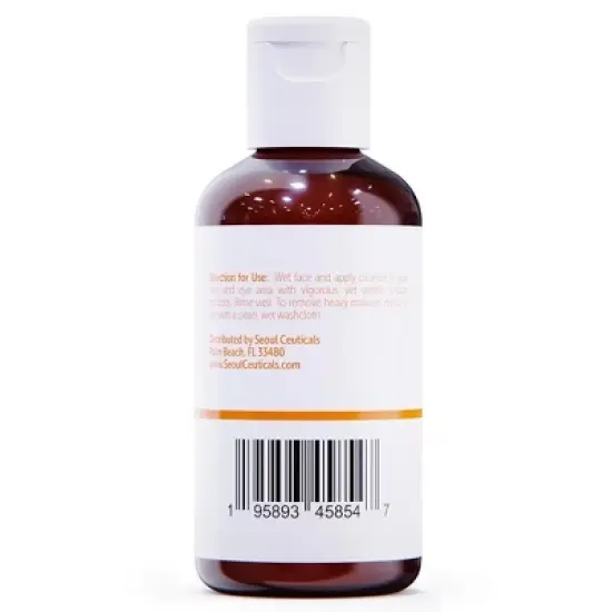Seoul Ceuticals Korean Skin Care Turmeric Sensitive Skin Face Wash Cleanser - Korean Skincare Beauty Products K Beauty - Face Wash for Dry Skin, 4oz image {4}