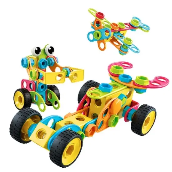 Contixo ST3 -Kids Toys Building Blocks -223 PCs 3D STEM Construction Playboards image {4}