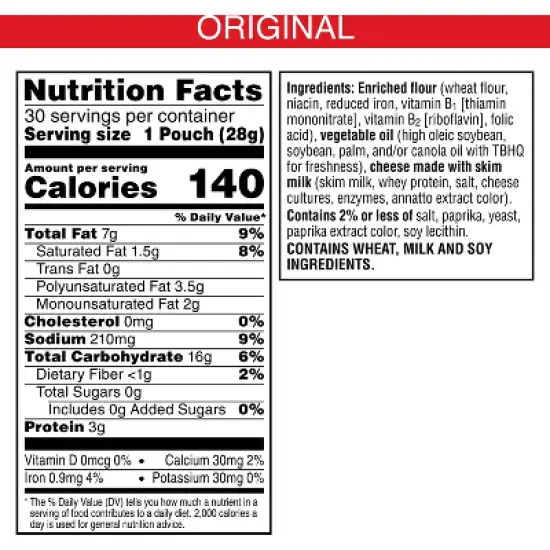 Cheez-It Original Halloween Snack Crackers Box - 30oz/30ct image {2}