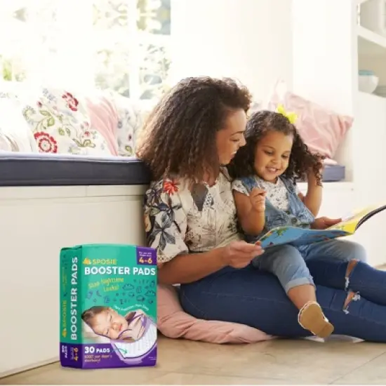 Sposie Booster Pads For Overnight Diaper Leak Protection - 30ct image {6}