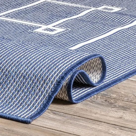 nuLOOM Hillary Geometric Global Indoor/Outdoor Patio Area Rug image {3}
