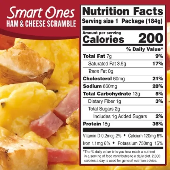 Smart Ones Frozen Ham and Cheese Egg Scramble 6.49oz image {6}