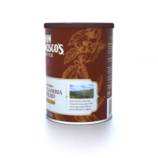 Don Francisco's 100% Colombia Supremo Medium Roast Ground Coffee - 12oz image {1}