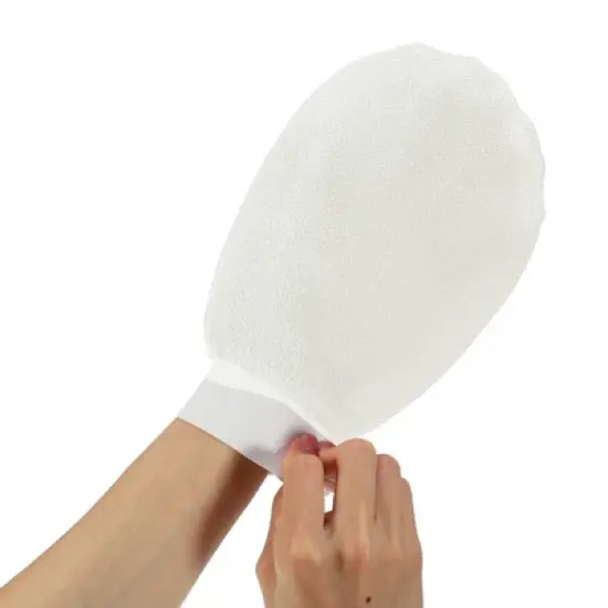 Unique Bargains Bathroom Rayon Shower Gloves 8.86"x6.02" 1 Pc image {4}