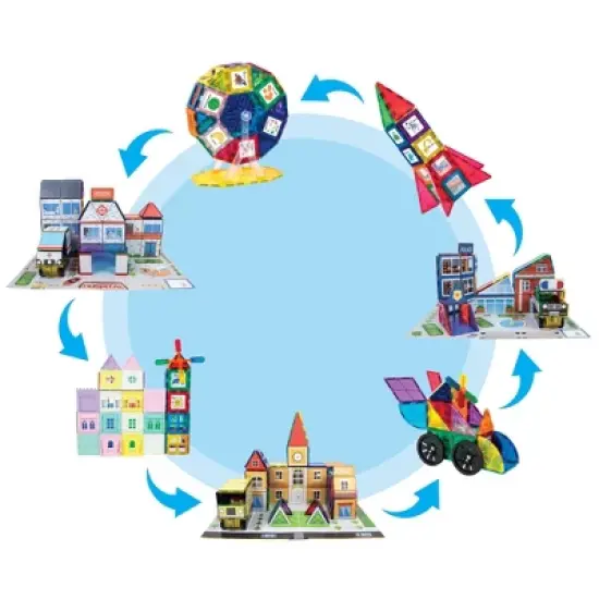 Picasso Tiles Magnetic Tile 300pc Building Set image {2}