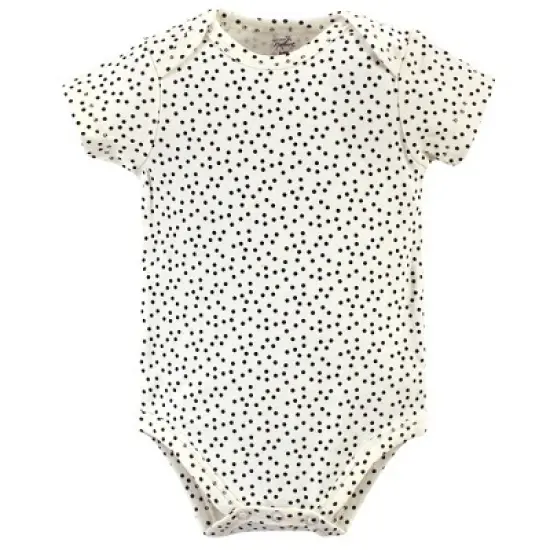 Touched by Nature Baby Girl Organic Cotton Bodysuits 5pk, Poppy image {4}