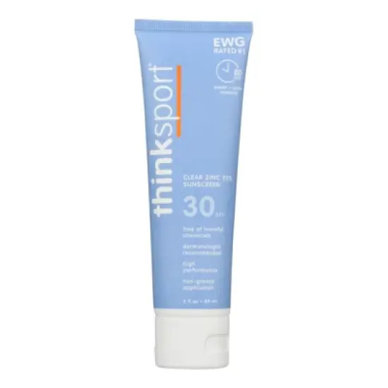 ThinkSun Sport Sunscreen SPF 30 Clear Zinc - 3 fz image {2}