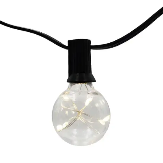 LumaBase Electric Globe String Lights with Warm White Fairy Lights image {4}