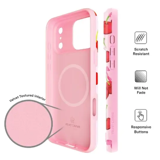 Velvet Caviar Apple iPhone 17 Pro Max MagSafe Phone Case - Sweet Cherry image {4}