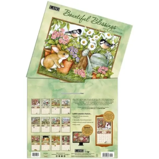 Lang 2024 Wall Calendar 24"x12" Bountiful Blessings image {3}
