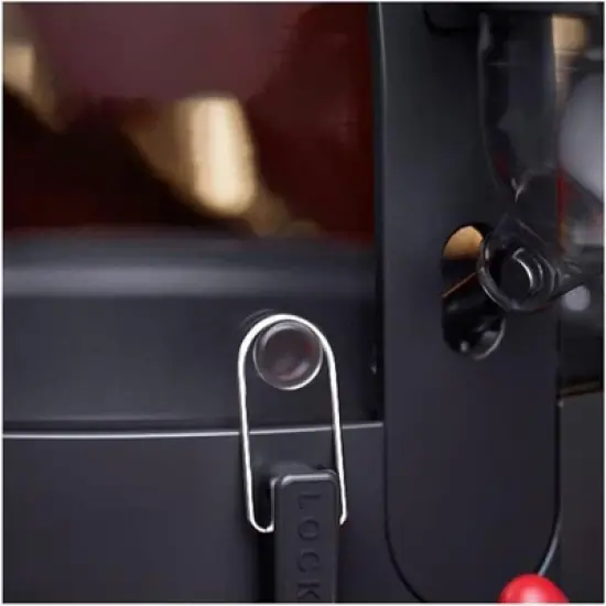 Acekool Hamster Cage, Transparent PS Habitat with 180&deg; Rotating Door, Silicone Handle, Surround Ventilation, Easy Carry Pet Home image {3}