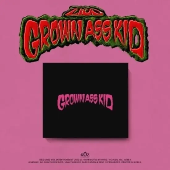 Zico - Grown Ass Kid - Jewel Case Version - incl. 16pg Booklet + Zimoticon Sticker (CD) image {1}