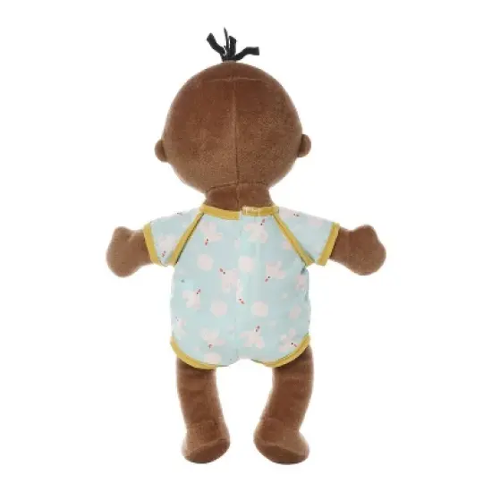 The Manhattan Toy Company Wee Baby Stella  Brown Hair Bassinette Box image {3}