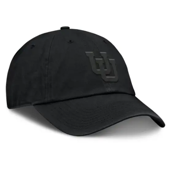 NCAA Utah Utes Unstructured Black Tonal Cotton Hat image {2}