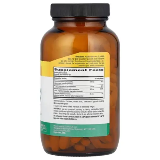 Country Life Target-Mins&reg;, Calcium Magnesium Potassium, 180 Tablets image {1}