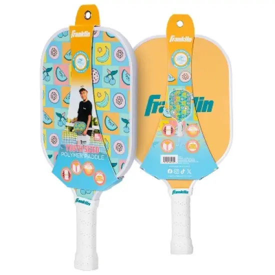 Franklin Sports Youth Paddle - Fruit Graphic: Fiberglass Racquet for Pickleball image {1}